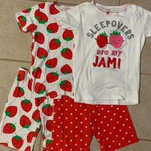Girls 4-Piece Pajama Set